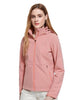 MODERNE DAMEN SKIJACKE MIT KAPUZE UND LANGEN ÄRMELN